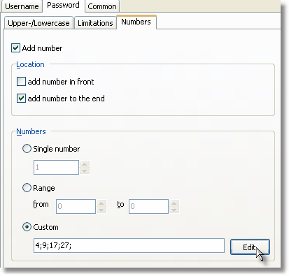ALS list generator